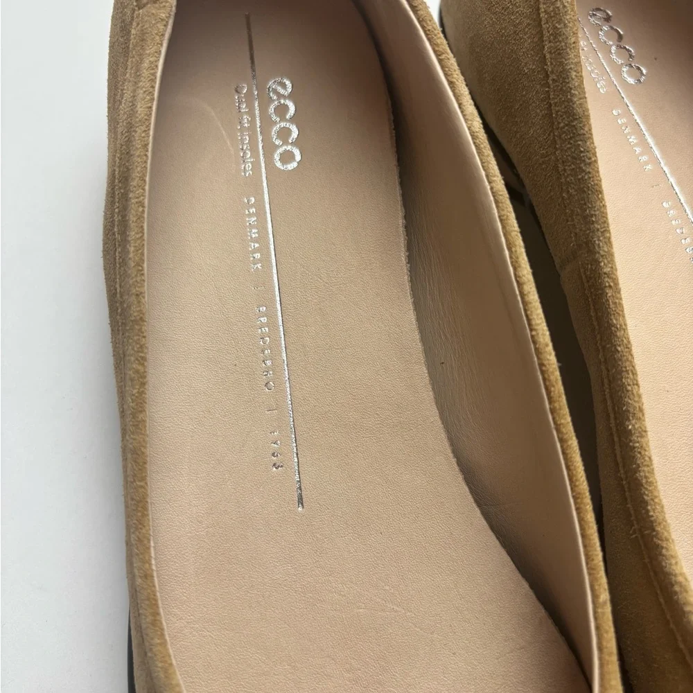 Ecco Women's Sculpted LX suede‎ Bow Ballerina shoes